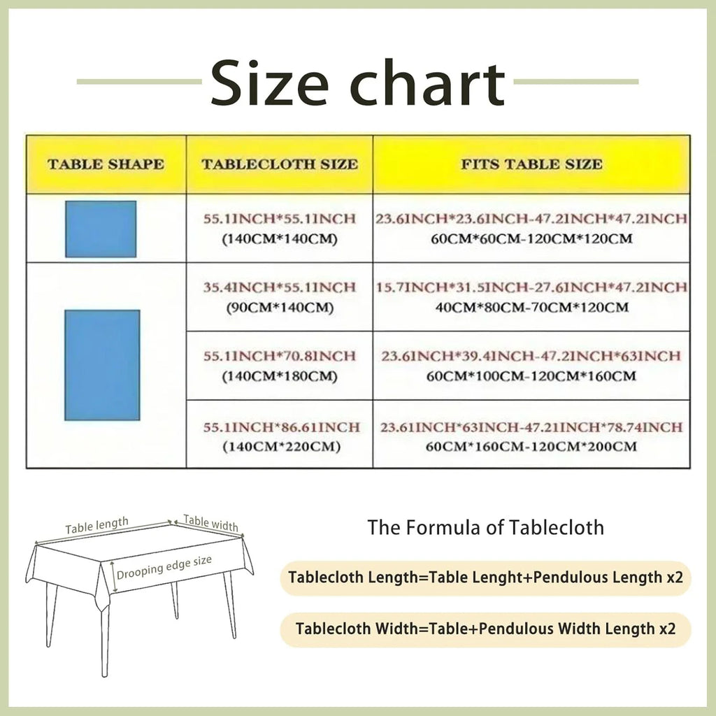 Chinese Lunar New Year 2026 Waterproof Tablecloth Table Decor Reusable Spring Festival Kitchen Dining Tablecloth New Year Decor